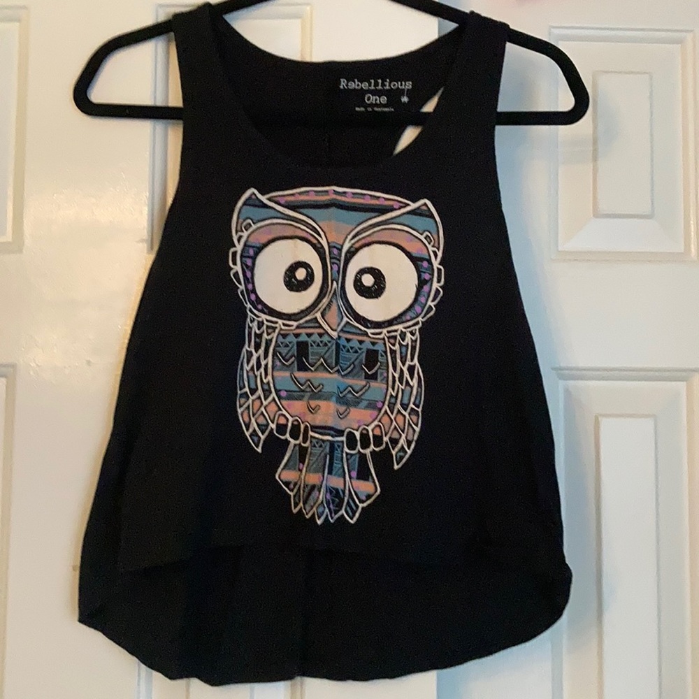 Black tank / crop top